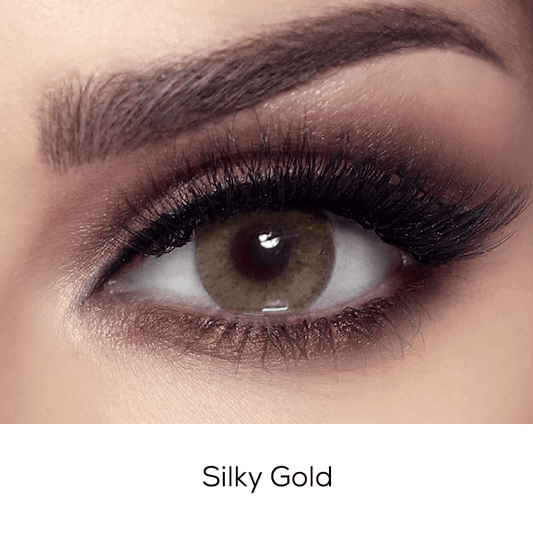 Elite Silky Gold - Punjab Optics - Power & Colour Lens - Bella Contact Lenses