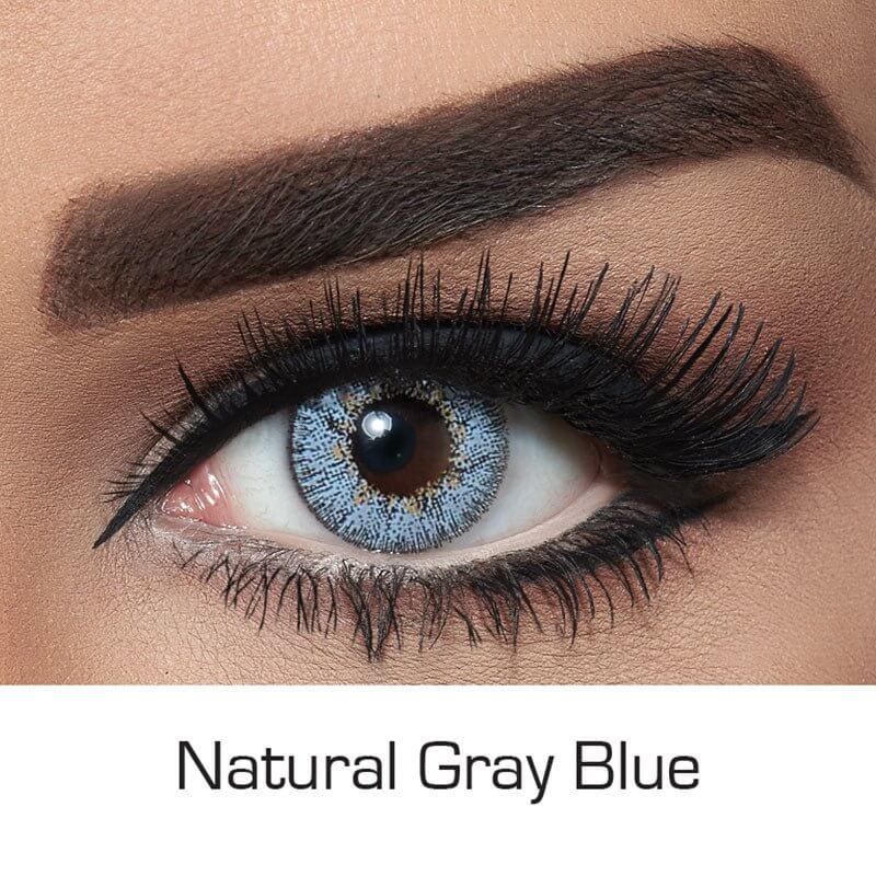Natural Grey Blue - Punjab Optics - Power & Colour Lens - Bella Contact Lenses